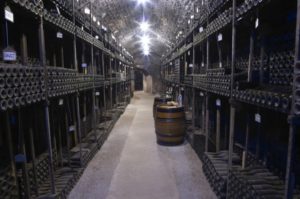 An old underground wine cellar
