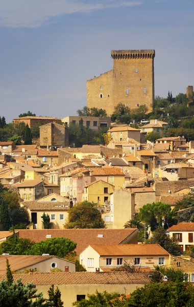 Chateauneuf-du-Pape with the ruin