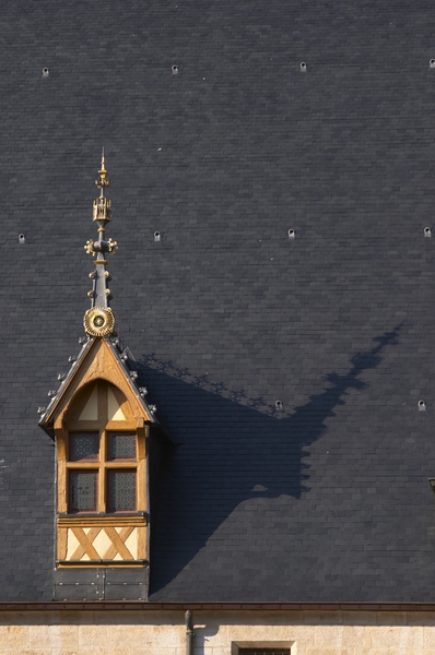 Roof detail at Hospices de Beaune Hotel Dieu