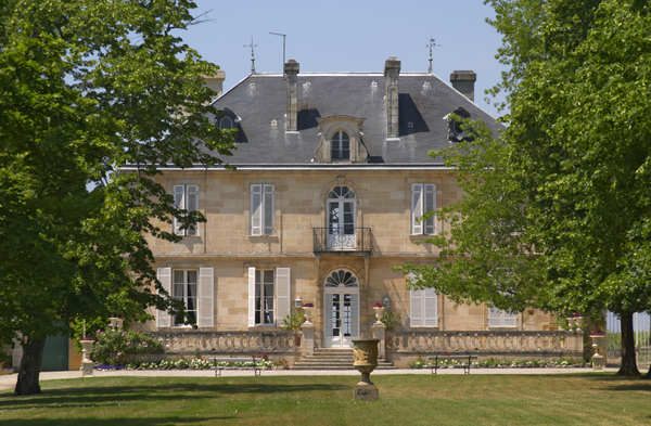 The elegant chateau Kirwan, Margaux, Bordeaux