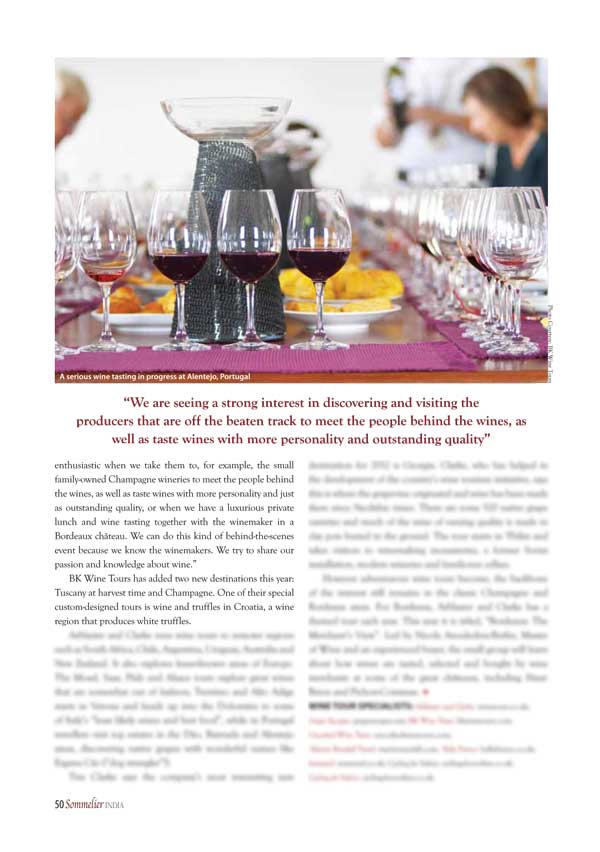 BKWine in Sommelier India Wine Magazine