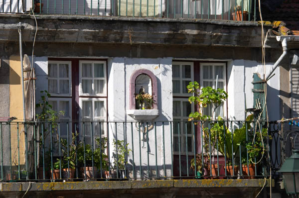 Apartment buildings facade, Porto, Portugal
