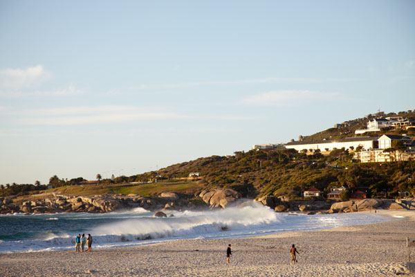The beach at Camps Bay in Cape Town