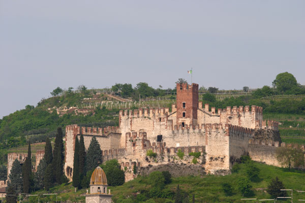 The old castle in Soave