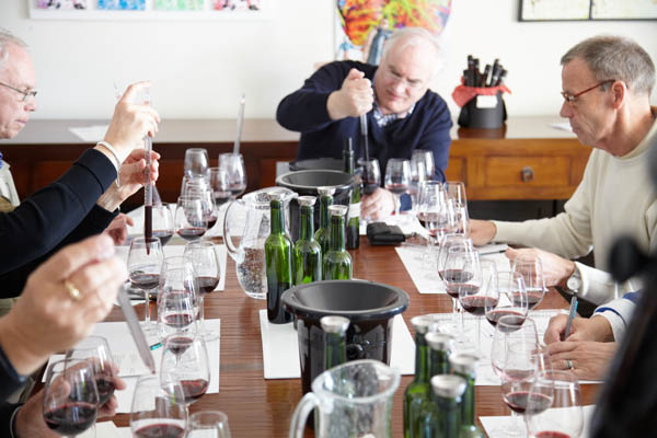 Concentration! Wine blending workshop