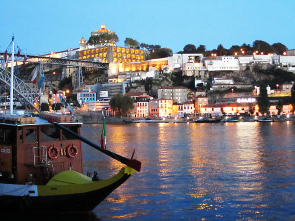 View from Porto over Vila Nova de Gaia