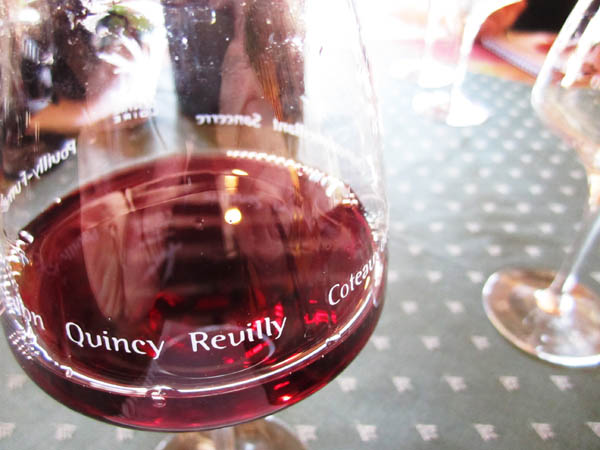 Reuilly, Quincy, Pouilly near Sancerre in a glass
