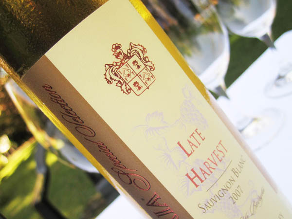 Echeverria Noble Botrytis late harvest Sauvignon Blanc 2007