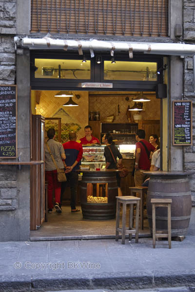 A small restaurant in Florence