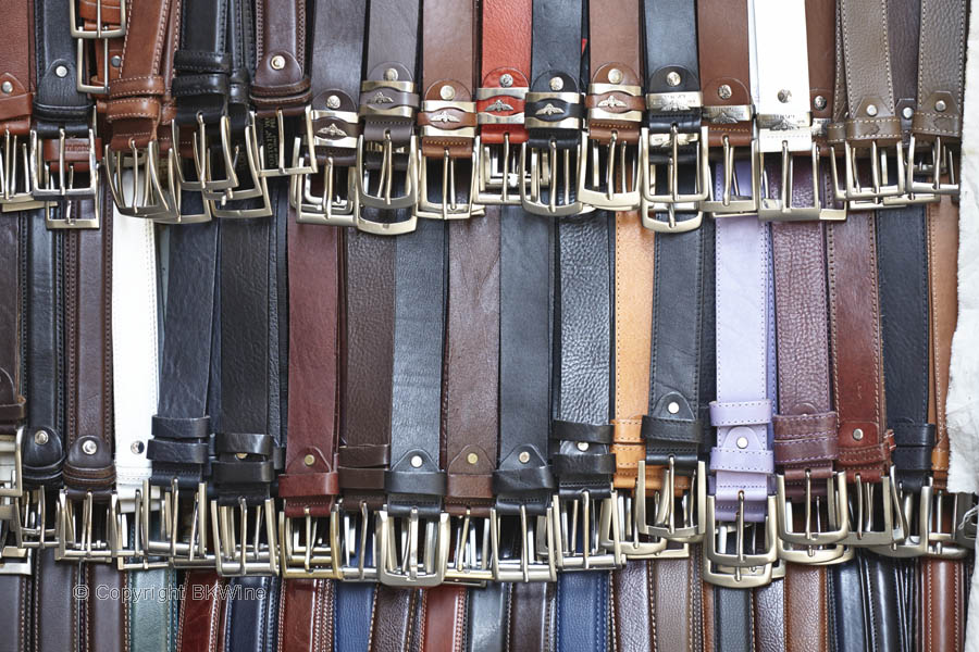 Leather goods, a specialty in Florence