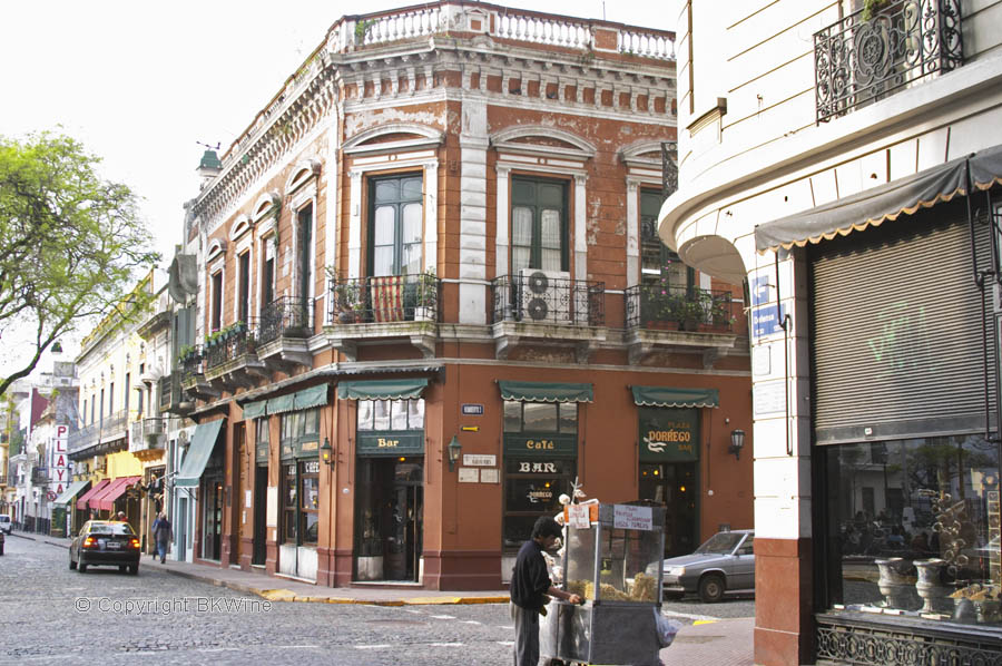 In the San Telmo district in Buenos Aires