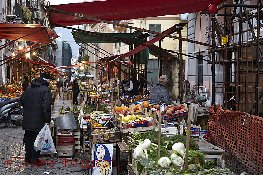 A food market in Italy