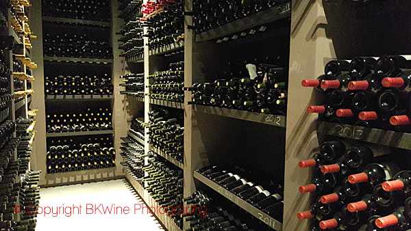 The private bottle cellar at Finca Sophenia, Mendoza