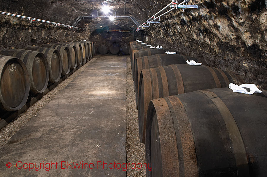 An old grotto wine cellar in Vouvray, Loire