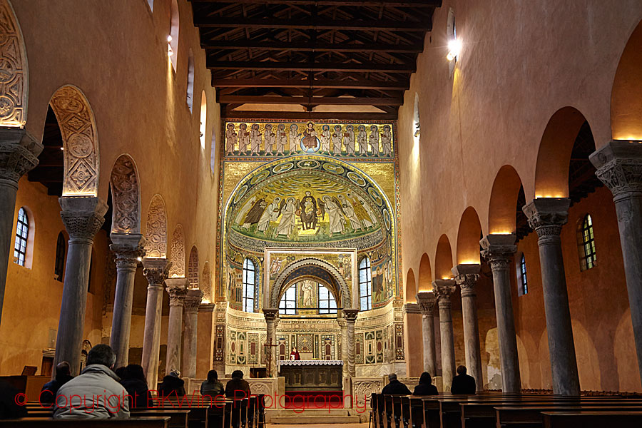 The Euphrasian Basilica in Porec, Istria, Croatia