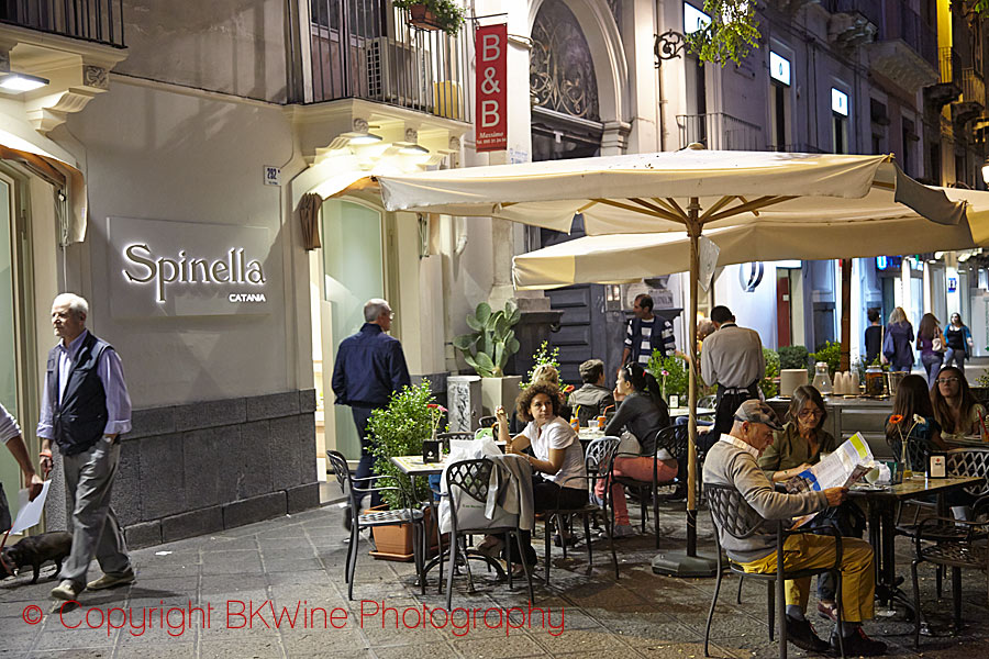 Side-walk cafe, Catania, Sicily