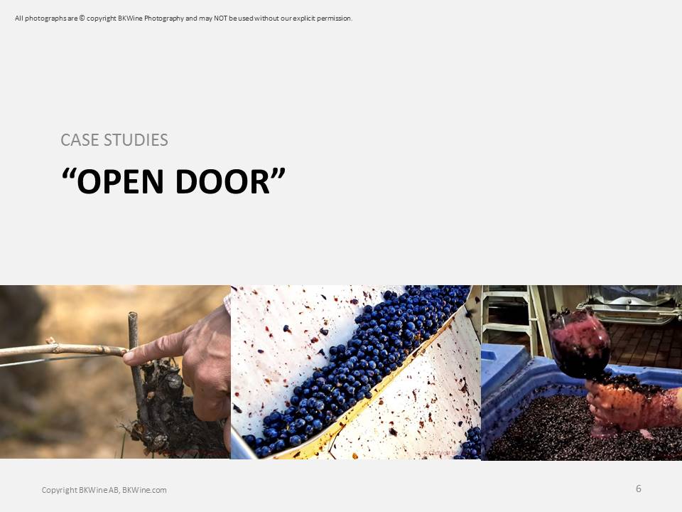 Open Door Wine Tourism