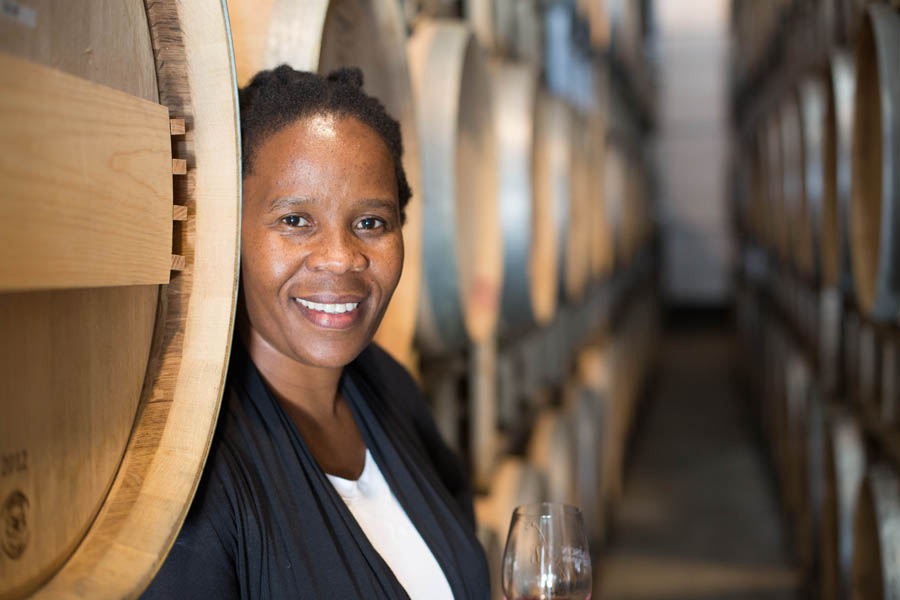 Ntsiki Biyela, winemaker in Stellenbosch, South Africa