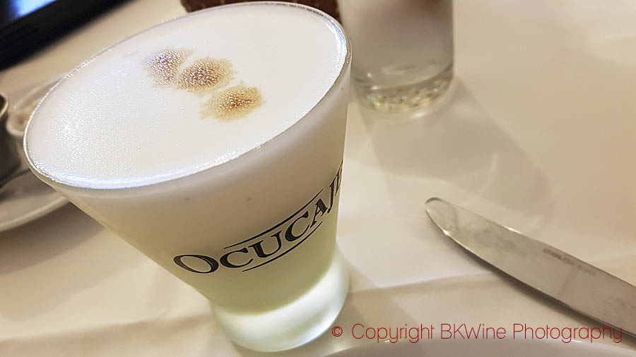 A pisco sour 