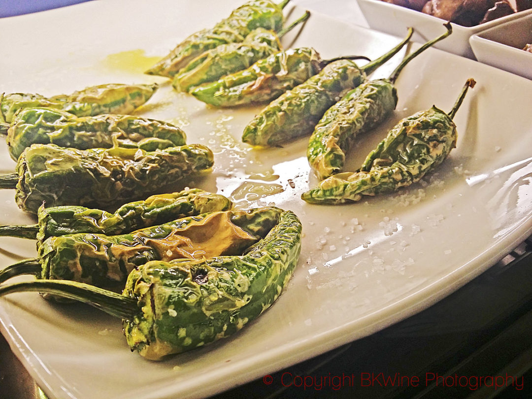 Tapas: medium-spicy green peppers
