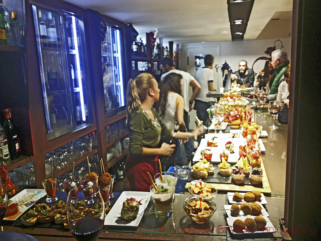 A tapas bar on Calle San Juan in Logrono