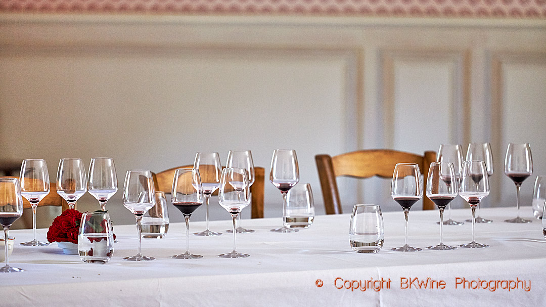 The wine tasting lunch is over at the chateau, Bordeaux