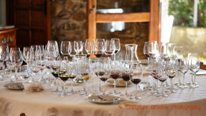 A very pleasant lunch and tasting is over in Tuscany