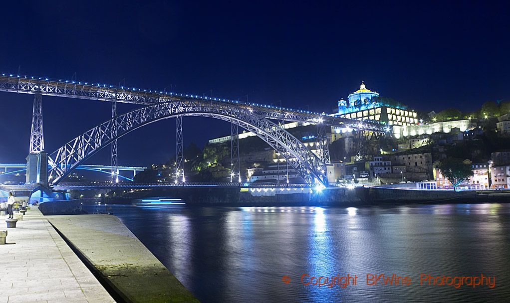 The famous bridge in Porto, Douro Valley