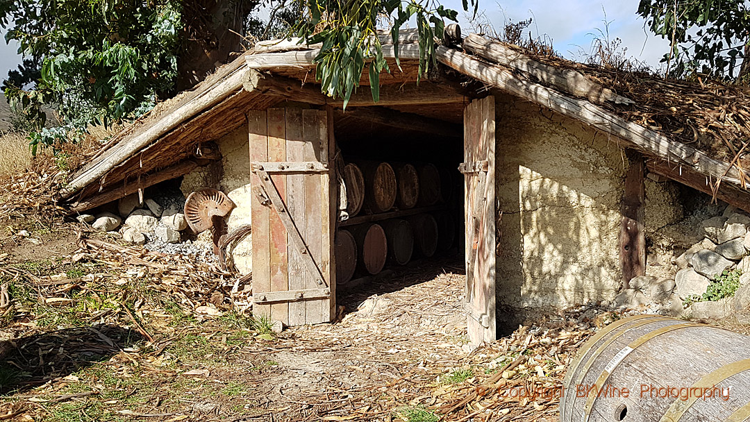 One of the oldest wine cellars in Marlborough, at Auntsfield, New Zealand