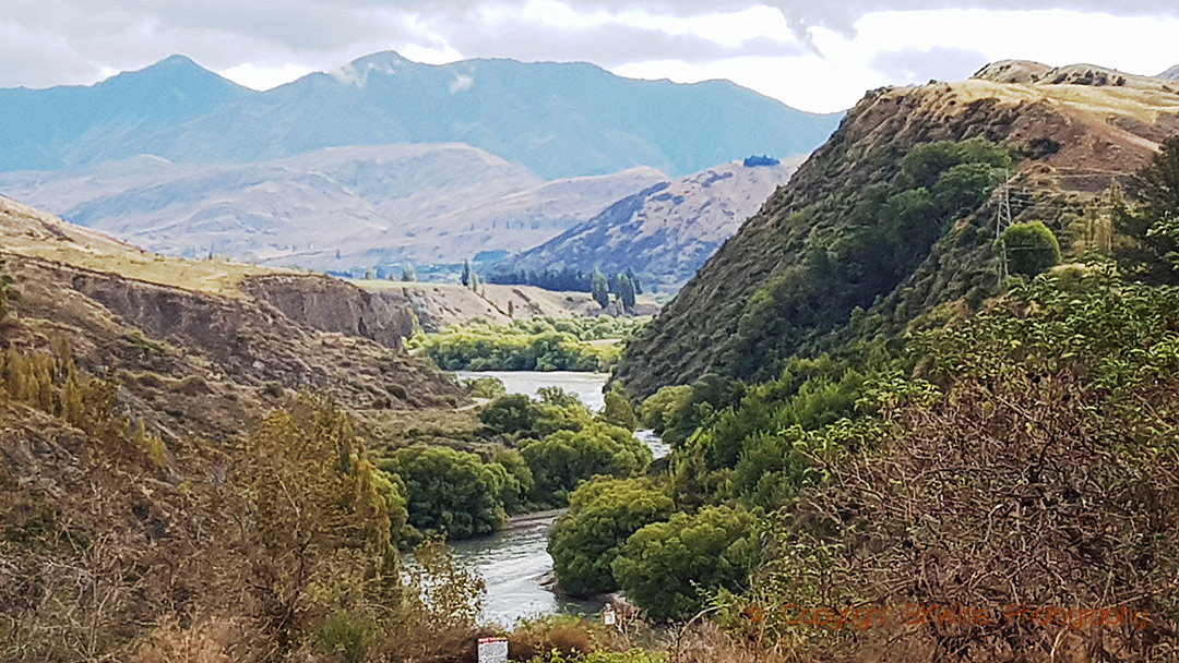 Landscape in Central Otago, New Zealand
