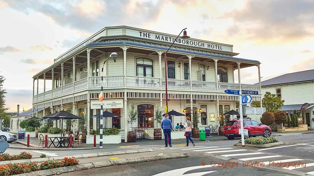 Martinborough is a small town with traditional buildings