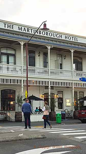 Martinborough is a small town with traditional buildings
