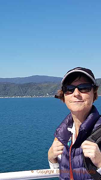 The Cook Strait crossing taking us from North Island to South Island