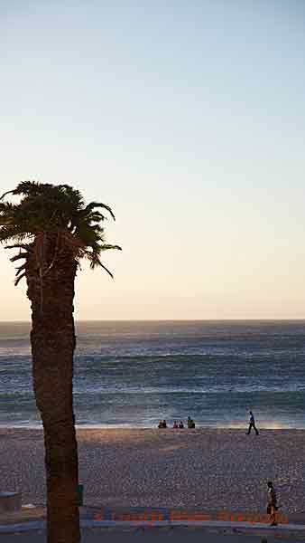 Evening in Camps Bay in Cape Town