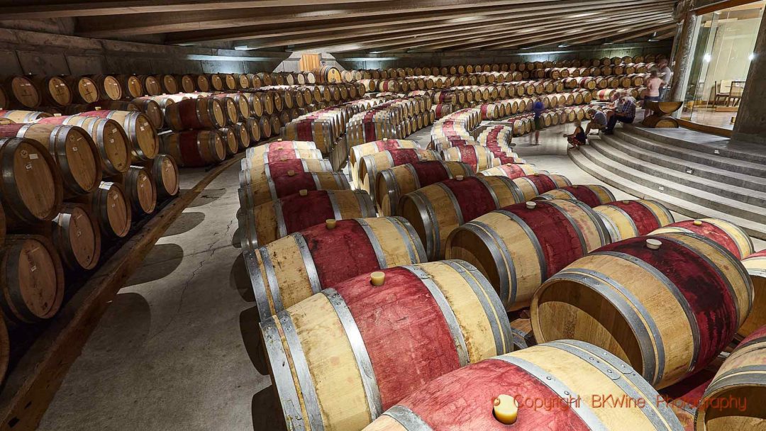 A beautiful modern barrel cellar in Colchagua, Chile