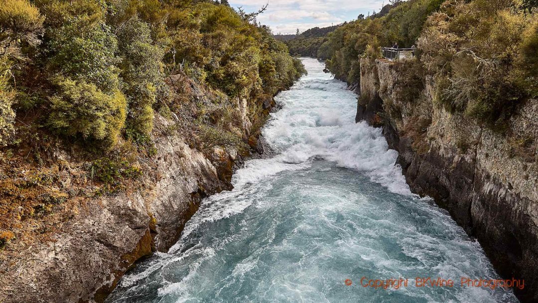 The incredible Huka Falls, 220.000 litres/second