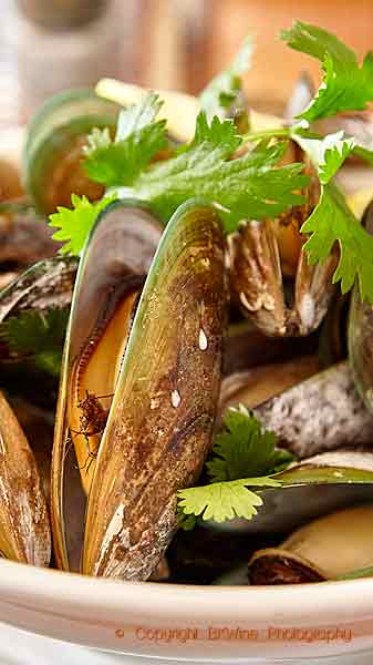 Green-lipped mussels are a delicious speciality