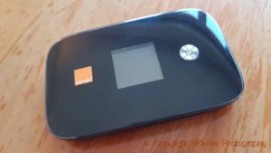 A wifi router, also called mobile hot-spot