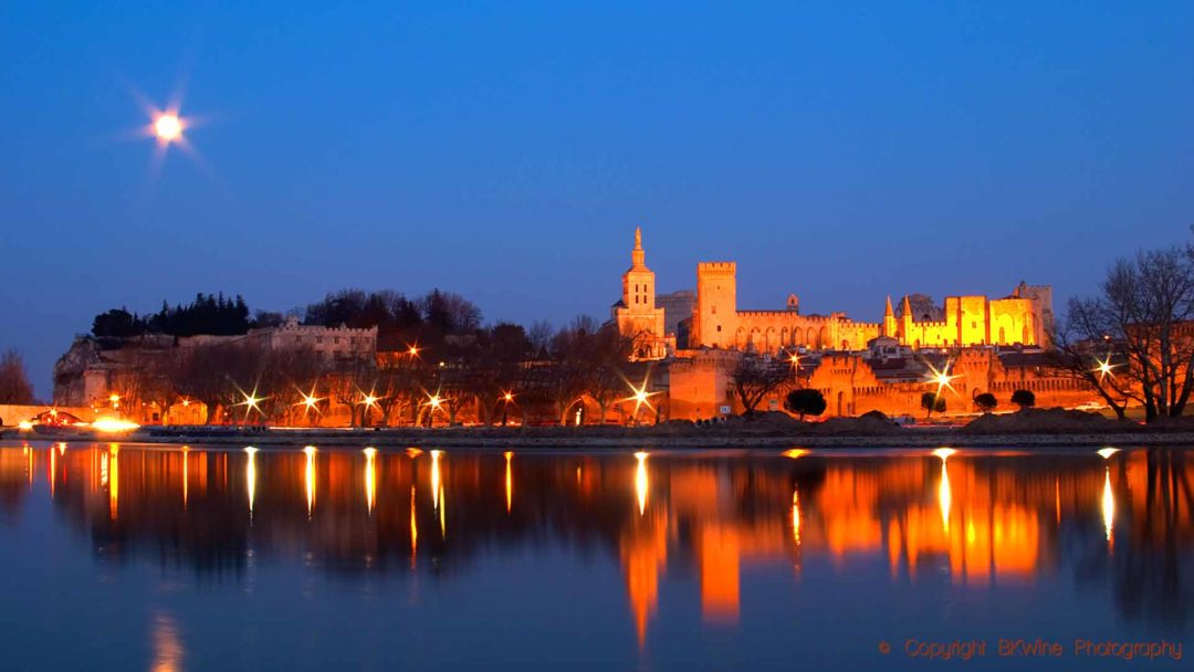 The Pope's Palace in Avignon on the Rhone River