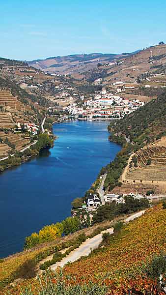 Pinhao, a small town in a bend in the Douro river