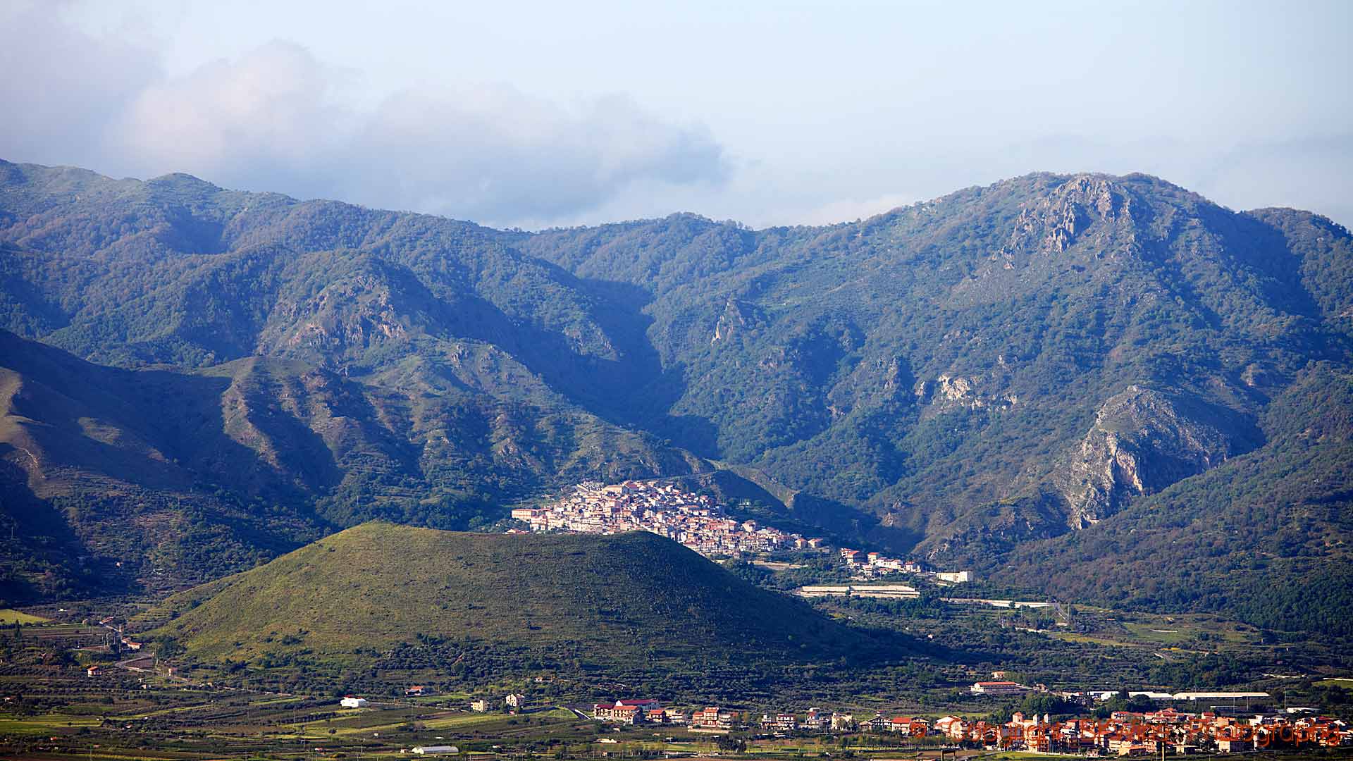 The landscape on Etna and Sicily is wild and vast