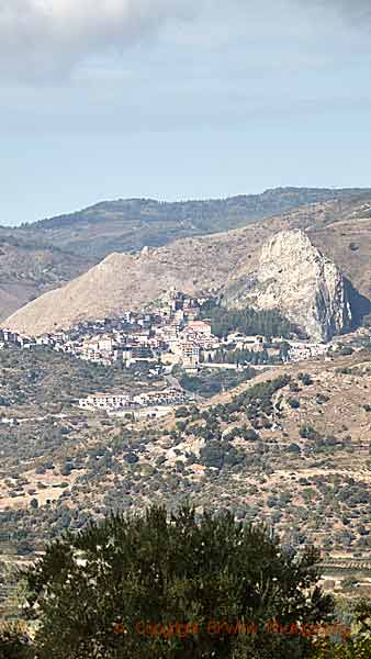 A small village hanging on to the slopes of Etna, Sicily