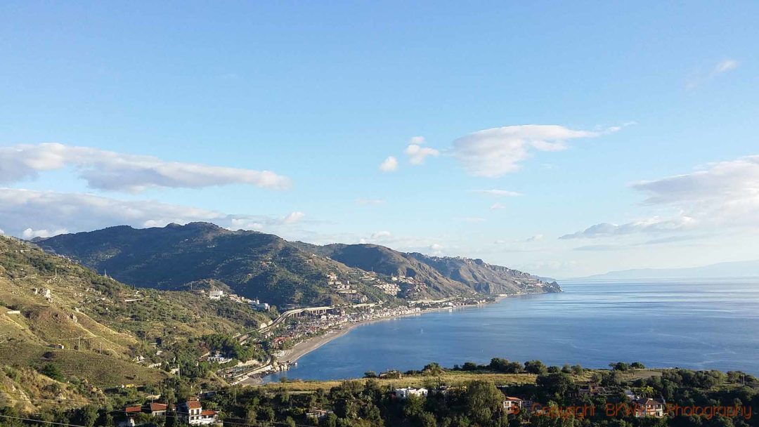 The coast of Sicily is dramatic and beautiful