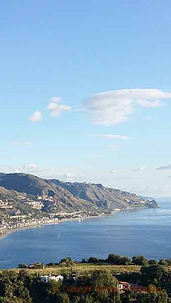 The coast of Sicily is dramatic and beautiful