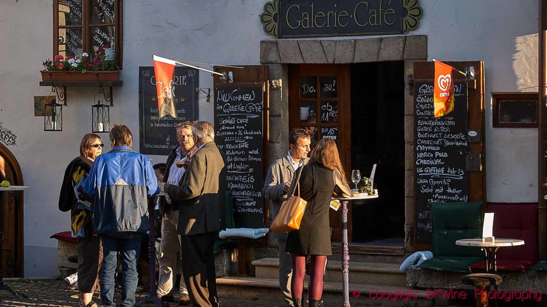 A wine bar and restaurant in a small village in Austria