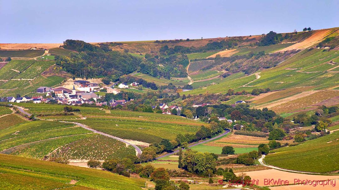 The Chavignol village, know for its goat cheese, near Sancerre in the Loire Valley