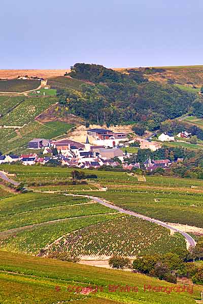 The Chavignol village, know for its goat cheese, near Sancerre in the Loire Valley