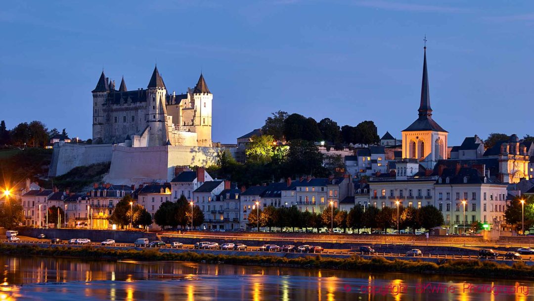 One of the many beautiful chateaux along the Loire River, this in Saumur