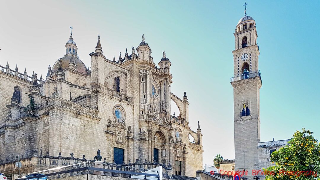 The cathedral in Jerez de la Frontera, the sherry town in Andalusia