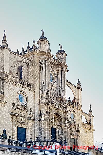 The cathedral in Jerez de la Frontera, the sherry town in Andalusia
